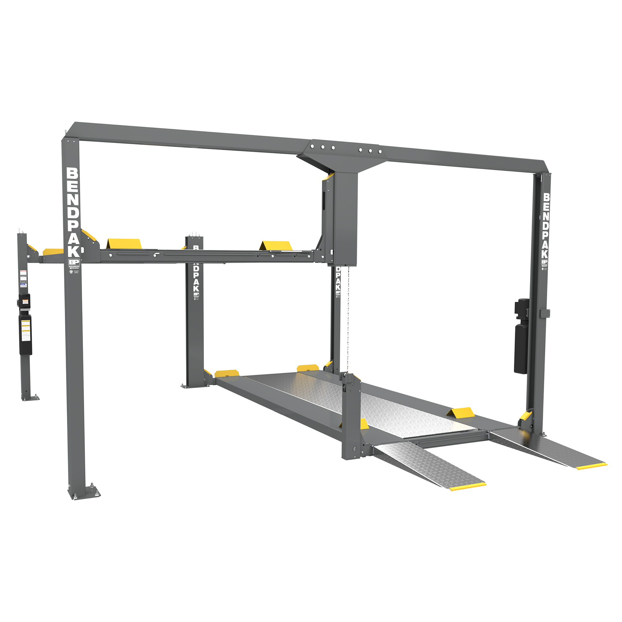 BendPak, 12K Cap. Parking Lift Tandem Independent Platforms, Capacity 12000 lb, Max. Rise 6 ft, Horsepower 3 HP, Model# PL-12000DPS